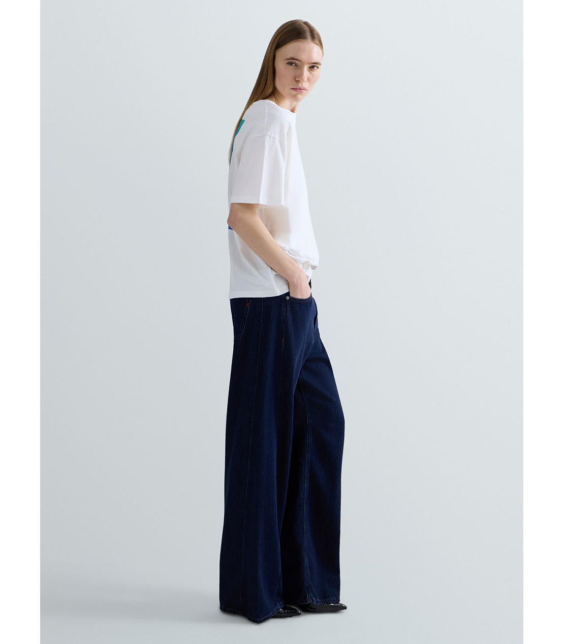 フラワープリントTシャツ 詳細画像 オフホワイト 4